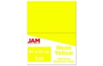 5 1/2 x 8 1/2 Half Page Shipping Label (Pack of 50) Neon Yellow