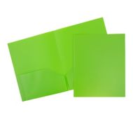 Two Pocket Plastic POP Presentation Folders (Pack of 6)