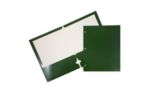 Two Pocket Corrugated Fluted Folders (Pack of 6) Green