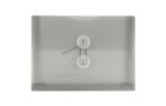 5 1/2 x 7 1/2 Plastic Envelopes with Button & String Tie Closure - Index Booklet - (Pack of 12) Smoke Gray