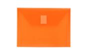5 1/2 x 7 1/2 Plastic Envelopes with Hook & Loop Closure - Index Booklet - (Pack of 12)