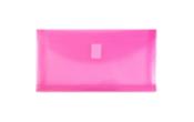 5 x 10 Clear Pencil Pouches with Hook & Loop Booklet Closure - (Pack of 12) Envelopes