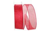 1 1/2" Sheer Lovely Value Wired Edge Ribbon, 50 Yards