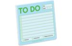 Knock Knock 3 x 3 Sticky Note Pad (100 Sheets) Blue/Green "To Do"