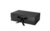 14 x 9 x 4 3/10 Collapsible Magnetic Gift Box w/Satin Ribbon