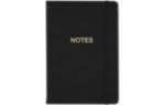 5 3/4 x 8 1/4 Recycled Leather Soft Cover Journal Gold Foil - Notes