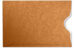 Credit Card Sleeve (2 1/4 x 3 1/2) Envelopes Copper w/White Inside