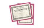 9 1/2 x 12 Single Certificate Holder Magenta