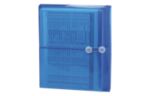9 3/4 x 11 5/8 Poly Button & String Booklet Envelope Blue