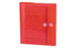 9 3/4 x 11 5/8 Poly Button & String Booklet Envelope Red