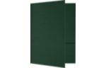 6 x 9 Small Presentation Folders Green Linen