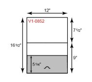 9 x 12 Presentation Folders - Vertical Orientation w/ One Pocket (Bottom) & Tuck Tab