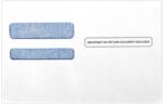 ACA Form Double Window Envelope (5 3/4 x 8 3/4) White w/Blue Tint