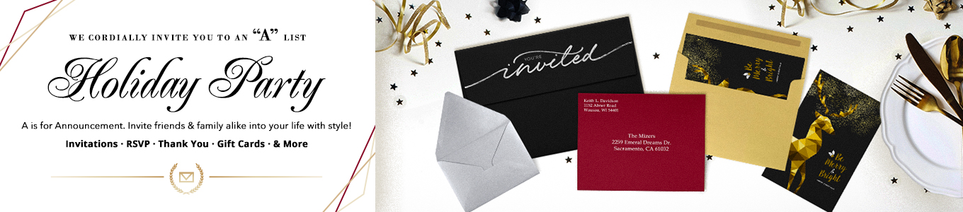 Party Invitations | Envelopes.com